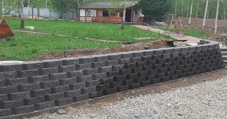 Установка подпорной стенки в Верхней Пышме: качество и цена от 2822 руб.